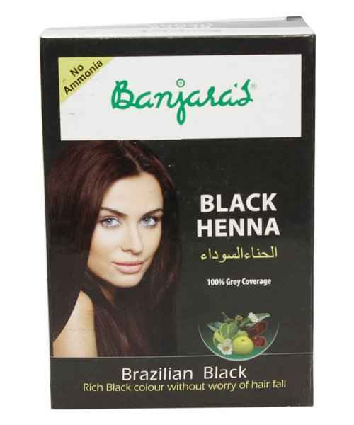 BANJARAS BLACK HENNA BRAZILIAN BLACK POWDER 6X9GM ( BANJARA'S ) Buy