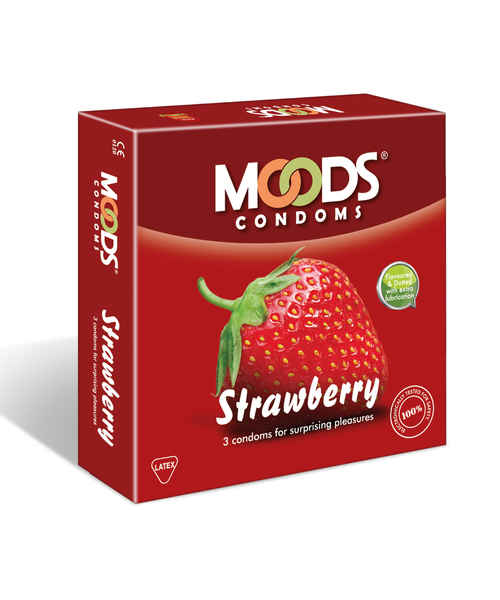 MOODS STRAWBERRY CONDOMS 3S MOODS Buy MOODS STRAWBERRY MedPlusMart