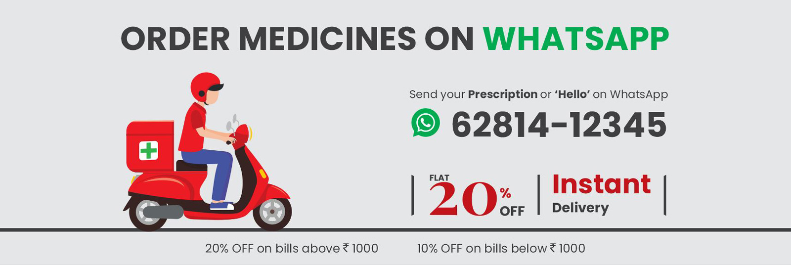 Order Medicines On WhatsApp
