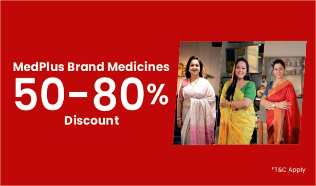 Discount on MedPlus Brand Medicines