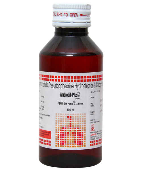 AMBRODIL PLUS 100ML SYP ( ARISTO PHARMACEUTICALS PVT LTD ) - - MedPlusMart