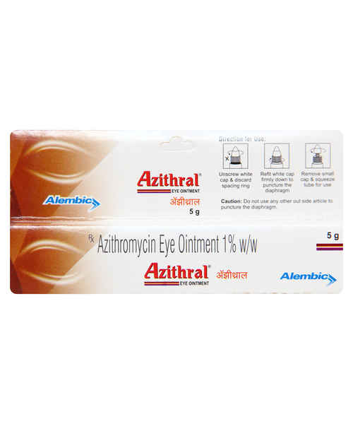 Azithral Eye 5gm Oint Alembic Pharmaceuticals Ltd Buy Azithral Eye 5gm Oint Online At Best Price In India Medplusmart