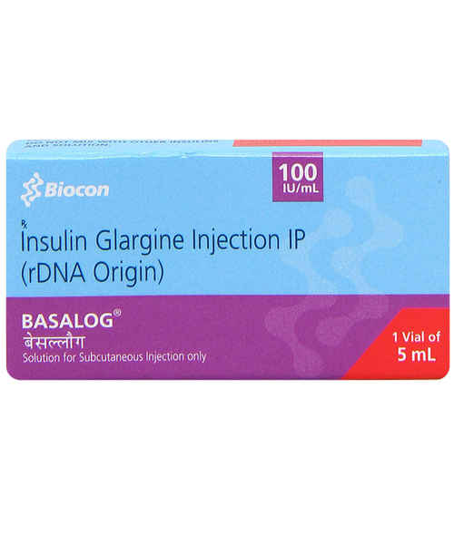 Basalog 100iu 5ml Inj Biocon Limited Buy Basalog 100iu 5ml Inj Online At Best Price In India Medplusmart