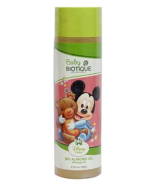BIOTIQUE DISNEY BABY ALMOND OIL MASSAGE OIL(MICKEY) 200ML ( BIOTIQUE
