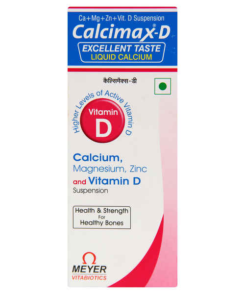 Calcimax D 0ml Syp Meyer Organics Pvt Ltd Buy Calcimax D 0ml Syp Online At Best Price In India Medplusmart
