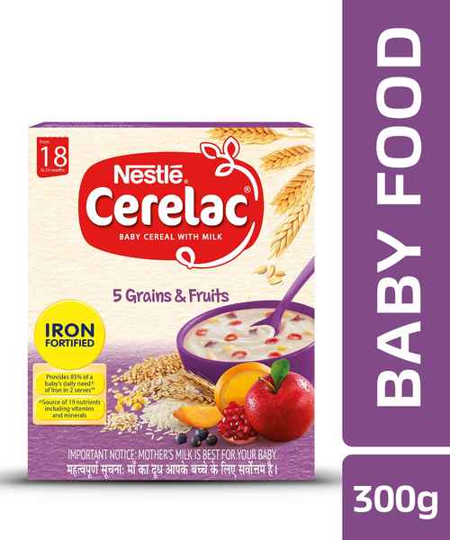 Nestle Cerelac Fortified Baby Cereal With Milk 5 Grains Fruits Stage 5 300gm Nestle Buy Nestle Cerelac Fortified Baby Cereal With Milk 5 Grains Fruits Stage 5 300gm