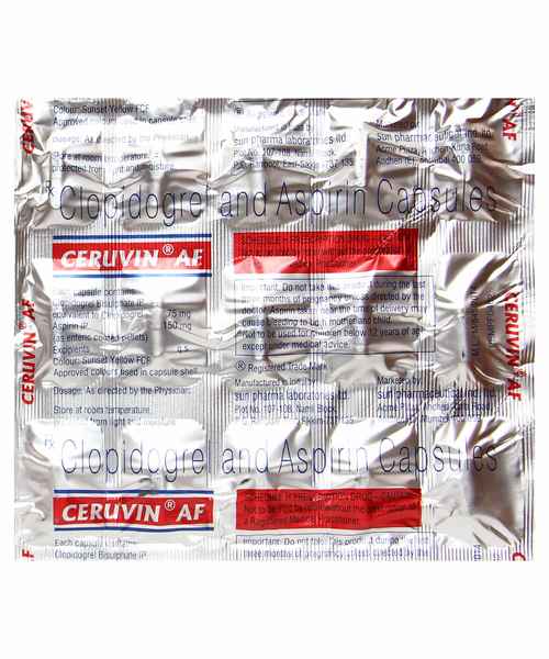 Ceruvin Af 75 150mg Cap Sun Pharma Buy Ceruvin Af 75 150mg Cap Online At Best Price In India Medplusmart