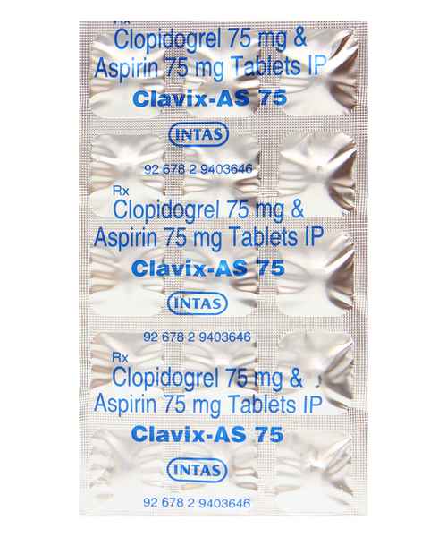 Clavix As 75mg Tab Intas Pharmaceuticals Ltd Buy Clavix As 75mg Tab Online At Best Price In India Medplusmart