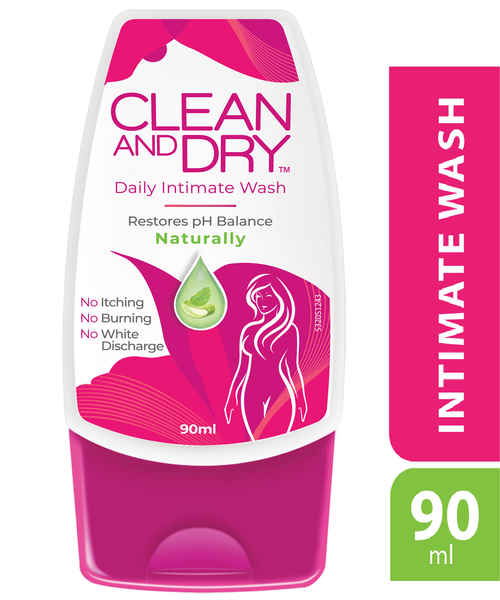 CLEAN AND DRY INTIMATE WASH 90ML LOTION