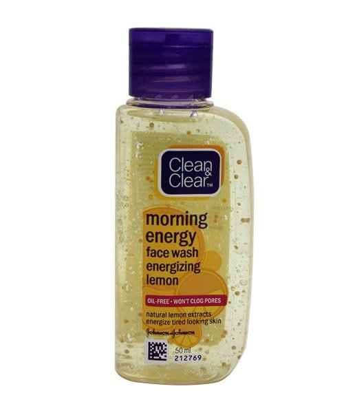 CLEAN AND CLEAR MORNING ENERGY LEMON FACE WASH 50ML