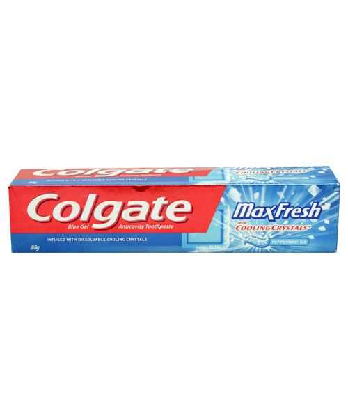 colgate maxfresh peppermint ice toothpaste