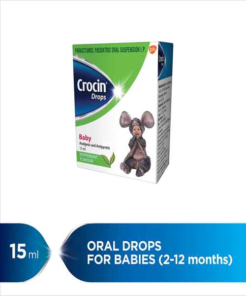 CROCIN BABY 15ML DROPS ( CROCIN ) Buy CROCIN BABY 15ML