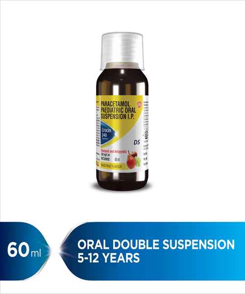 Crocin Ds 240mg 60ml Syrup Glaxosmithkline Consumer Healthcare Ltd Buy Crocin Ds 240mg 60ml Syrup Online At Best Price In India Medplusmart