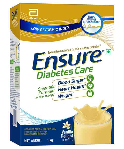 ENSURE DIABETIC CARE VANILLA 1KG BIB ( ENSURE ) Buy ENSURE MedPlusMart