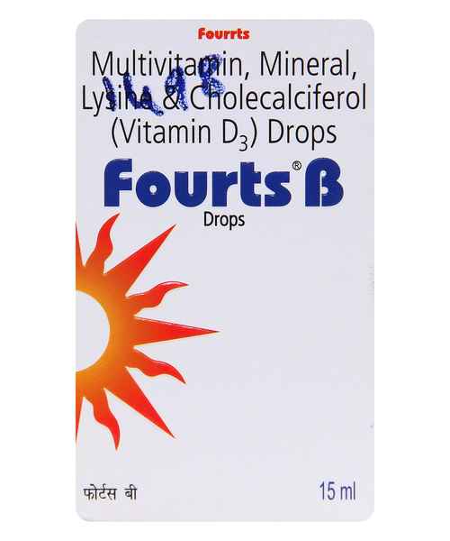 FOURTS B 15ML DROPS ( FOURRTS INDIA LABS PVT LTD ) - Buy FOU - MedPlusMart