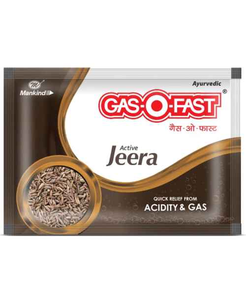 Gas O Fast Active Jeera 5gm Sachet Mankind Pharma Ltd Buy Gas O Fast Active Jeera 5gm Sachet Online At Best Price In India Medplusmart