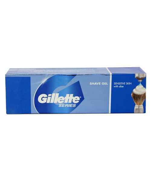 GILLETTE SENSITIVE SKIN TUBE SHAVE GEL 60GM