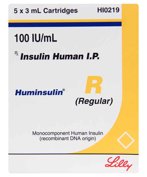 HUMINSULIN R CARTRIDGES 3ML INJ ( LUPIN LTD ) - Buy HUMINSUL - MedPlusMart