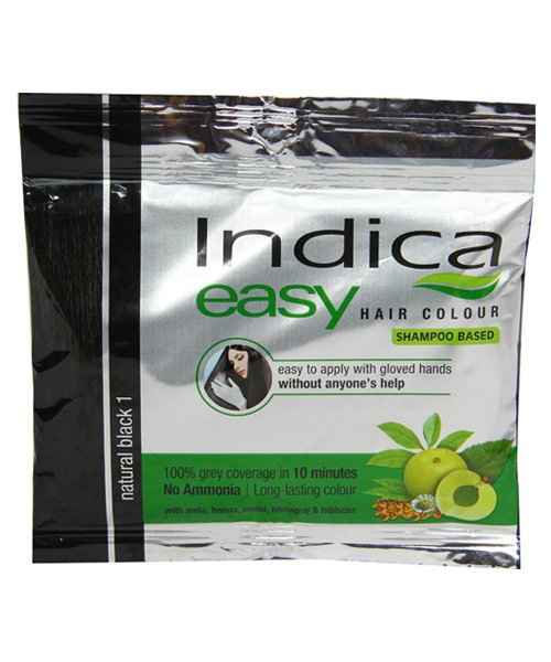 INDICA EASY HAIR COLOR - NATURAL BLACK 25ML(CAVINKARE PVT LTD) - Buy INDICA  EASY HAIR COLOR - NATURAL BLACK 25ML Online at best Price in India -  MedplusMart