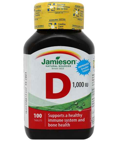 JAMIESON VITAMIN D3 1000IU 100S TAB ( JAMIESON ) Buy JAMIESON VITAMIN