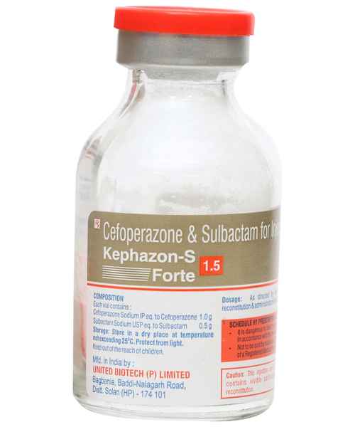 Kephazon S Forte 1 5gm Inj United Biotech Pvt Ltd Buy Kephazon S Forte 1 5gm Inj Online At Best Price In India Medplusmart