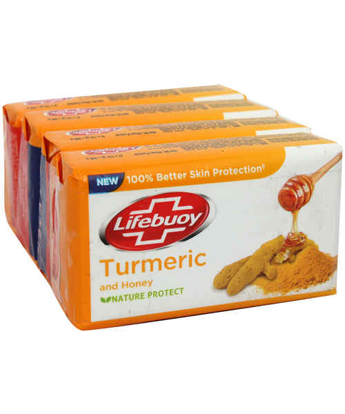 LIFEBUOY SOAP TURMERIC 4X125GM ( LIFEBUOY ) Buy LIFEBUOY SOAP