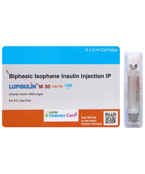 Lupisulin M 30 100iu 3ml Cartridge 30 70 Inj Lupin Ltd Buy Lupisulin M 30 100iu 3ml Cartridge 30 70 Inj Online At Best Price In India Medplusmart