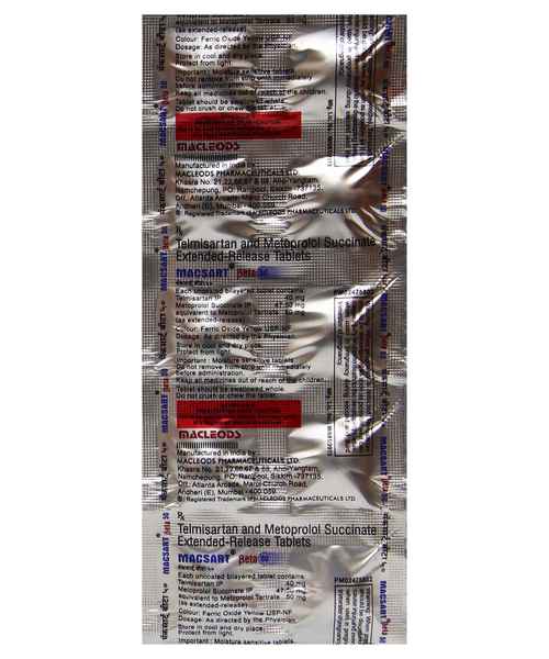 MACSART BETA 50MG TAB ( MACLEODS PHARMACEUTICALS LTD