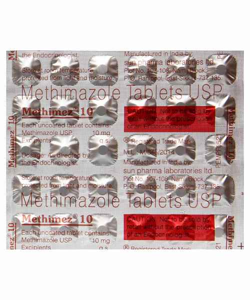 Methimez 10mg Tab Sun Pharma Buy Methimez 10mg Tab Online At Best Price In India Medplusmart