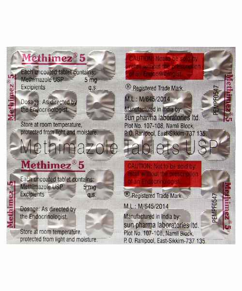 Methimez 5mg Tab Sun Pharma Buy Methimez 5mg Tab Online At Best Price In India Medplusmart