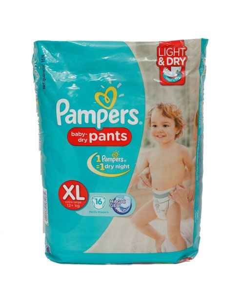 Pampers Pants XL Diapers (Pack of 16) : Buy Pampers Pants XL Diapers (Pack  of 16) Online at Best Price in India | Planet Health