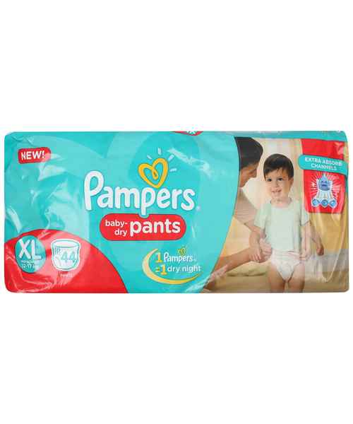 Buy pampers pants xl 44 s Online at best Price in India MedPlusMart