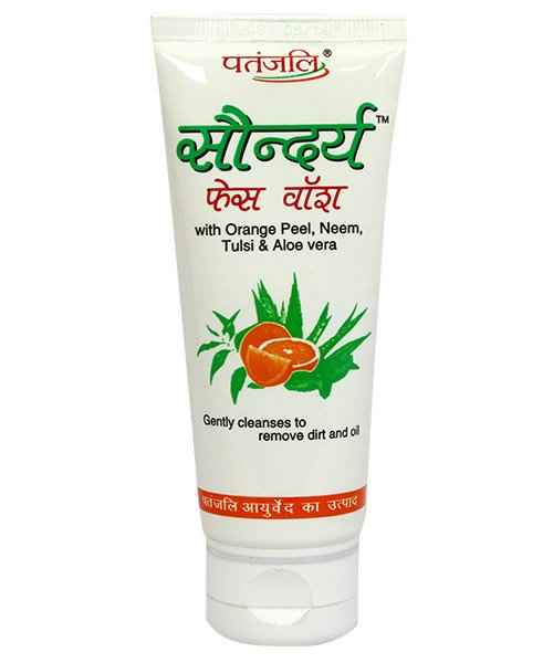 PATANJALI SAUNDARYA FACE WASH 60GM ( PATANJALI ) Buy PATANJALI