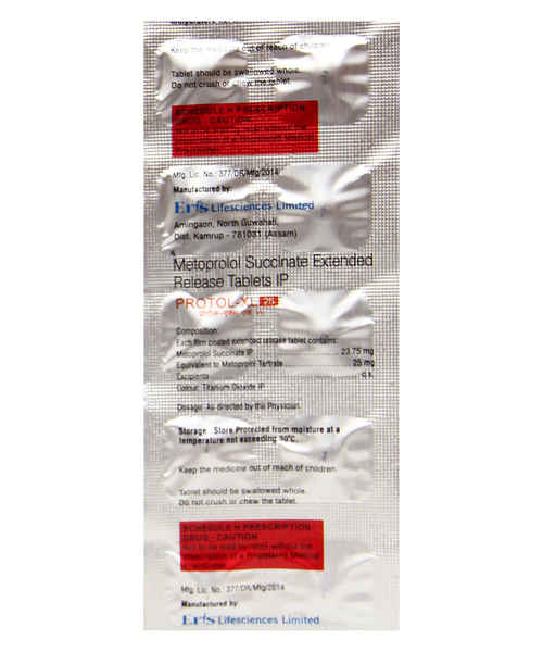 Protol Xl 25mg Tab Eris Lifesciences Ltd Buy Protol Xl 25mg Tab Online At Best Price In India Medplusmart