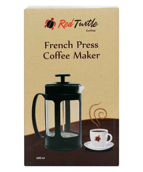 RED TURTLE FRENCH PRESS COFFEE MAKER