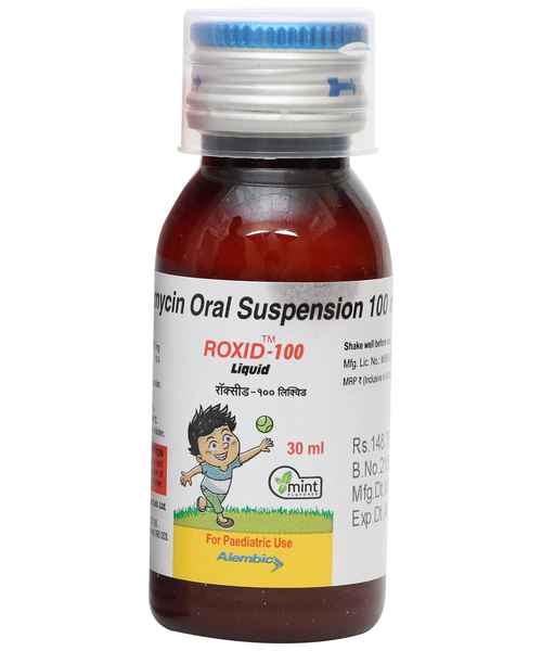 Roxid 50mg 60ml Oral Liquid Alembic Pharmaceuticals Ltd Buy Roxid 50mg 60ml Oral Liquid Online At Best Price In India Medplusmart