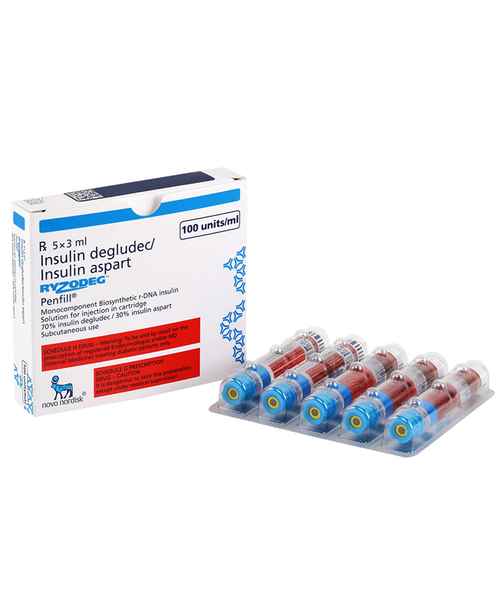 RYZODEG PENFILL 100IU 3ML INJ ( ABBOTT ) Buy RYZODEG PENFILL 100IU 3ML INJ Online at best