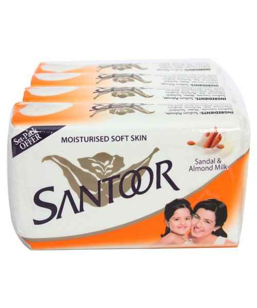 Santoor sandal and turmeric soap - Price in India, Buy Santoor sandal and  turmeric soap Online In India, Reviews, Ratings & Features | Flipkart.com