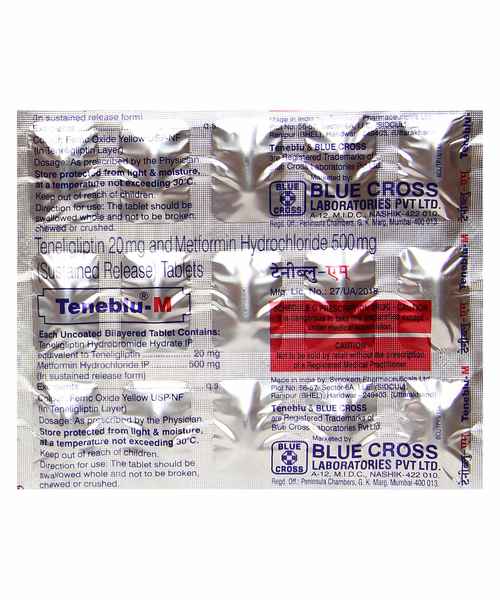 Teneblu M Tab Blue Cross Laboratories Pvt Ltd Buy Teneblu M Tab Online At Best Price In India Medplusmart