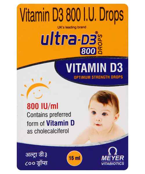 Ultra D3 800iu 15ml Drops Meyer Organics Pvt Ltd Buy Ultra D3 800iu 15ml Drops Online At Best Price In India Medplusmart