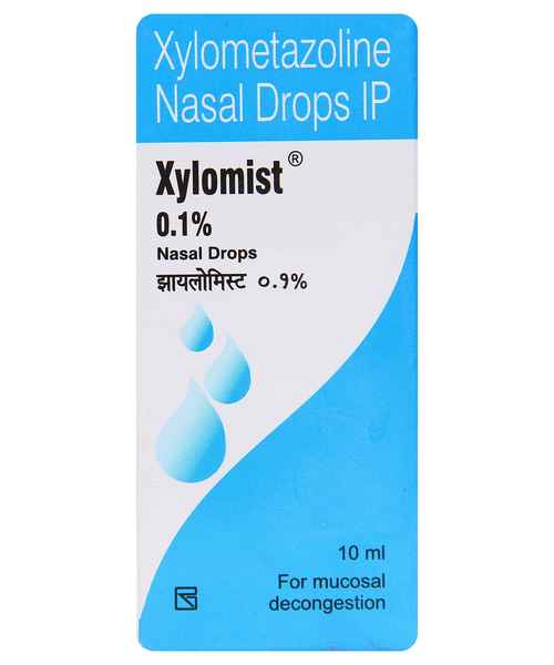 XYLOMIST 0.1 NASAL 10ML DROPS ( ZYDUS HEALTHCARE LTD ) Bu MedPlusMart