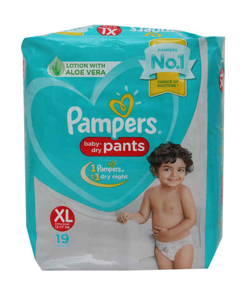 Pampers All round Protection Pants, Extra Large size baby diapers (XL) 112  Count, Lotion with Aloe Vera (Packaging May Vary) Online in India, Buy at  Best Price from Firstcry.com - 2103268