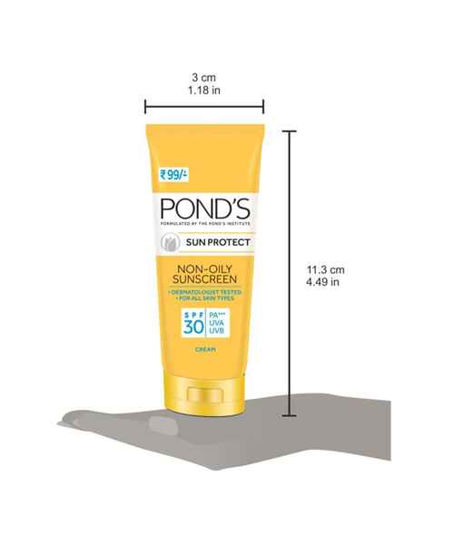 PONDS SUN PROTECT NON OILY SUN SCREEN SPF 30 35GM HUL Buy PONDS