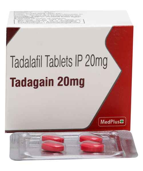 TADAGAIN 20MG TAB ( MEDPLUS HEALTH SERVICES LIMITED ) - Buy TADAGAIN 2