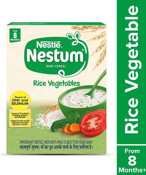 NESTUM  BABY CEREAL STAGE 2, RICE VEGETABLES, 300GMS