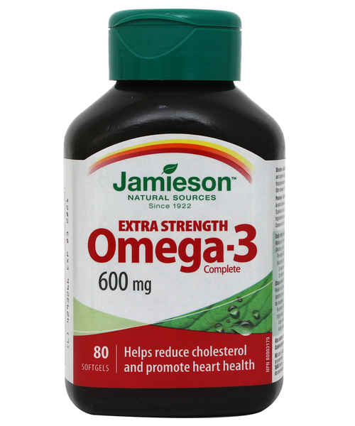 JAMIESON EXTRA STRENGTH OMEGA-3 600MG 80S CAP