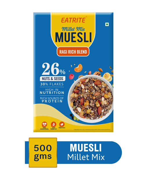 EATRITE MILLET MUESLI SEED & NUTS 500GM