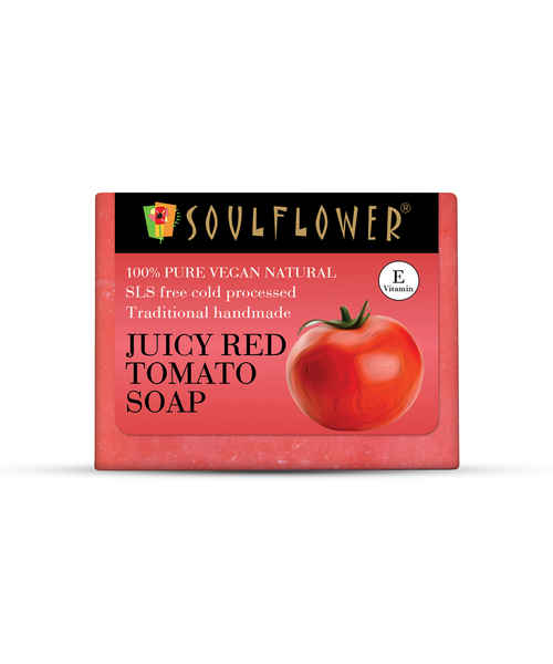 SOULFLOWER JUCIY RED TOMATO SOAP 150GM