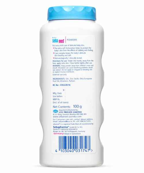 Buy sebamed baby 100gm powder Online at best Price in India MedPlusM