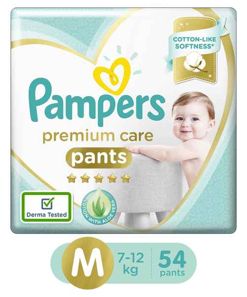 PAMPERS PREMIUM CARE PANTS M 54S